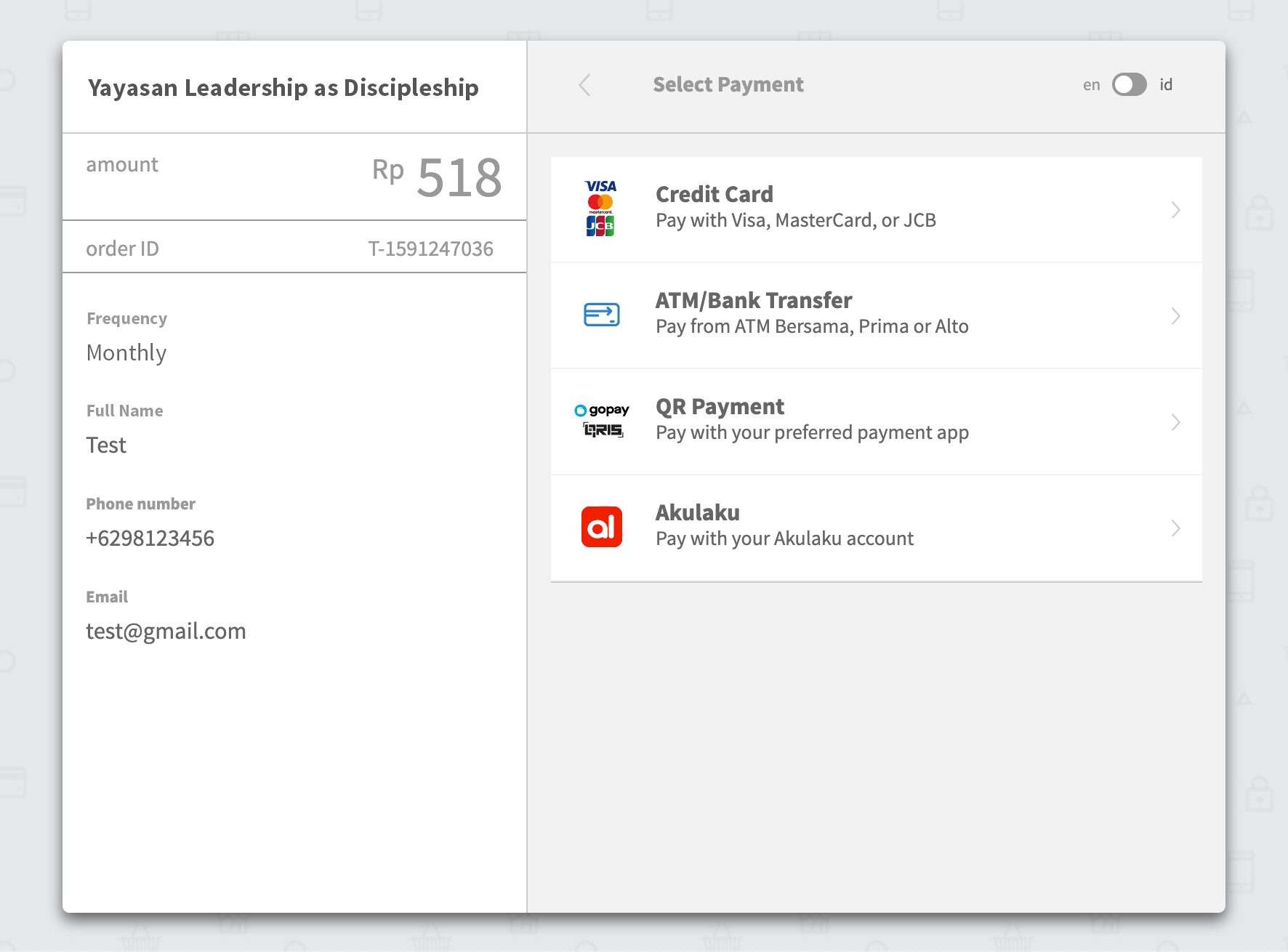 Midtrans Payment